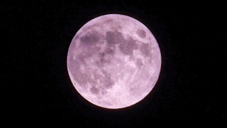 6月の満月ストロベリームーンを撮る