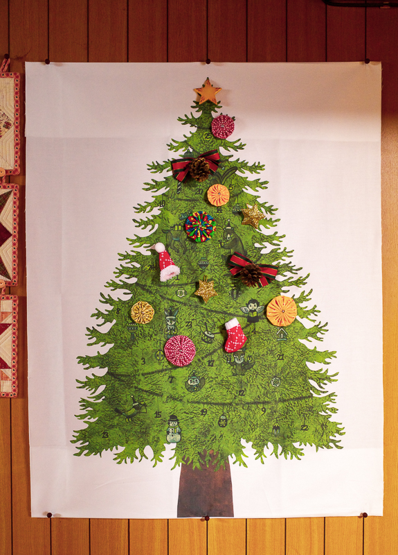 クリスマスツリーの布