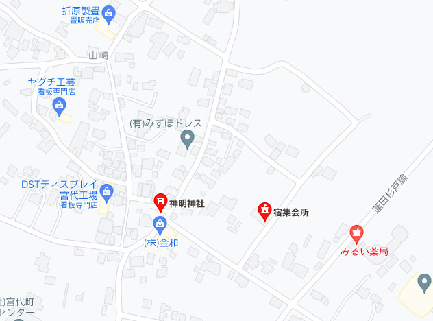 神明神社マップ
